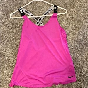 Nike pink tank top